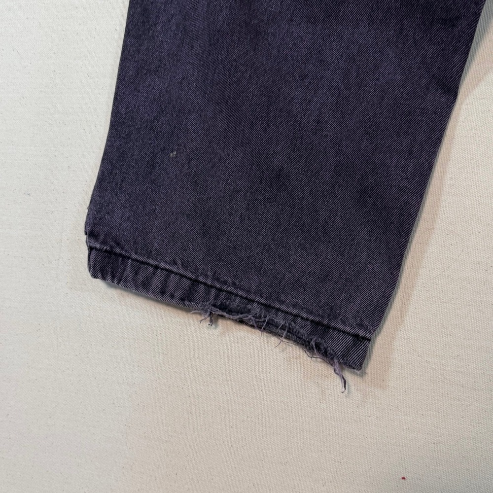 Polar Skate Co Big Boy Jeans Purple Black Baggy Fit Denim Size 32x28 Small - Picture 9 of 14